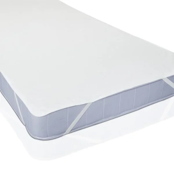 Flat Madrassbeskytter med Elastiske Bånd, Hvit, 90 x 200 cm - Vanntett, 2-lags belagt madrassbeskytter med fuktbarriere