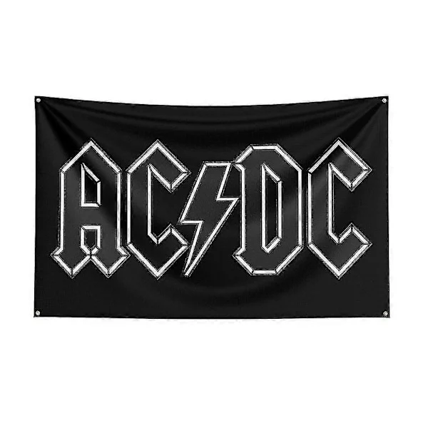 3x5 Acdc Flag Polyester Trykt Band Banner Til Indretning QIZ115
