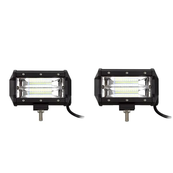 LED Lysbar, Kombineret Stråle, Holdbar Konstruktion, 5inch 72w