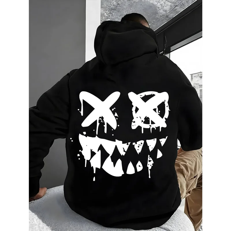 AliExpress - Weird Face Graphic Printing Herbst und Winter reine Baumwolle Herren- und Damen-Hoodies Outdoor Street Sports Training Marke Trendy