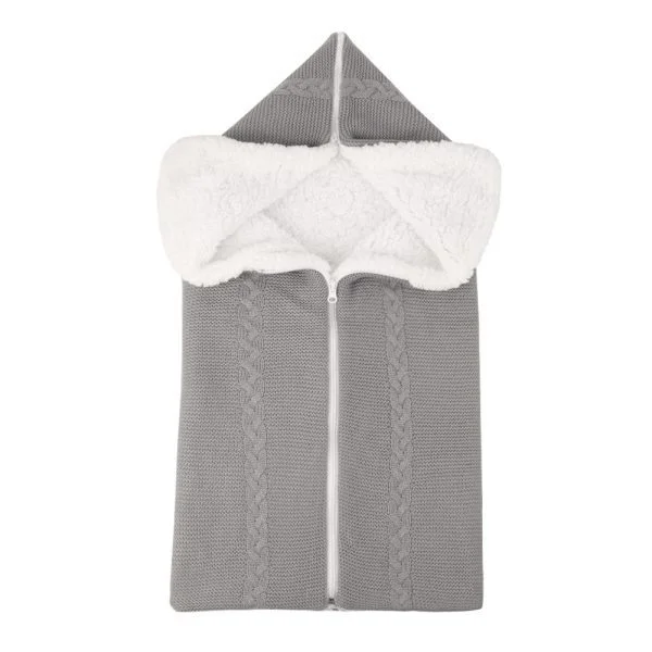 70*35cm Outdoor Baby Stroller Sleeping Bag Blanket Wool Knitted Thi