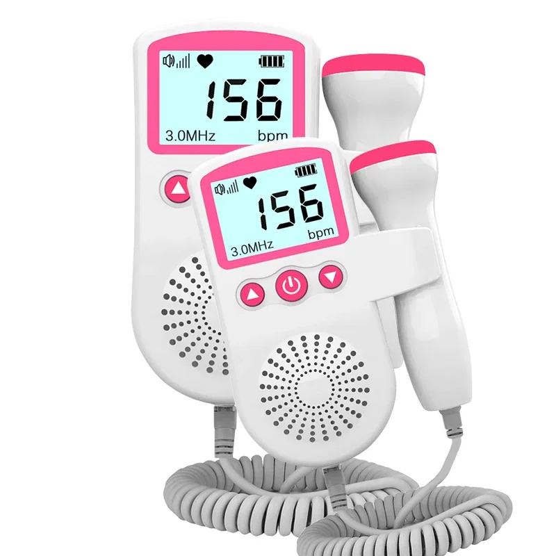 AliExpress - 3.0MHz LCD Doppler fœtal bébé ultrasons Doppler fœtal bébé battement cardiaque sans rayonnement Doppler fœtal moniteur de fréquence 