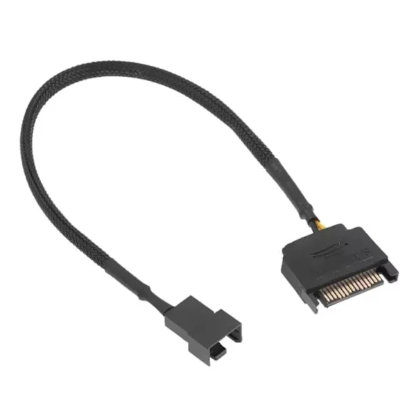 SATA till 3-Pin/4-Pin PWM Fläkt Strömadapter Kabel Datorfläkt Strömkabel