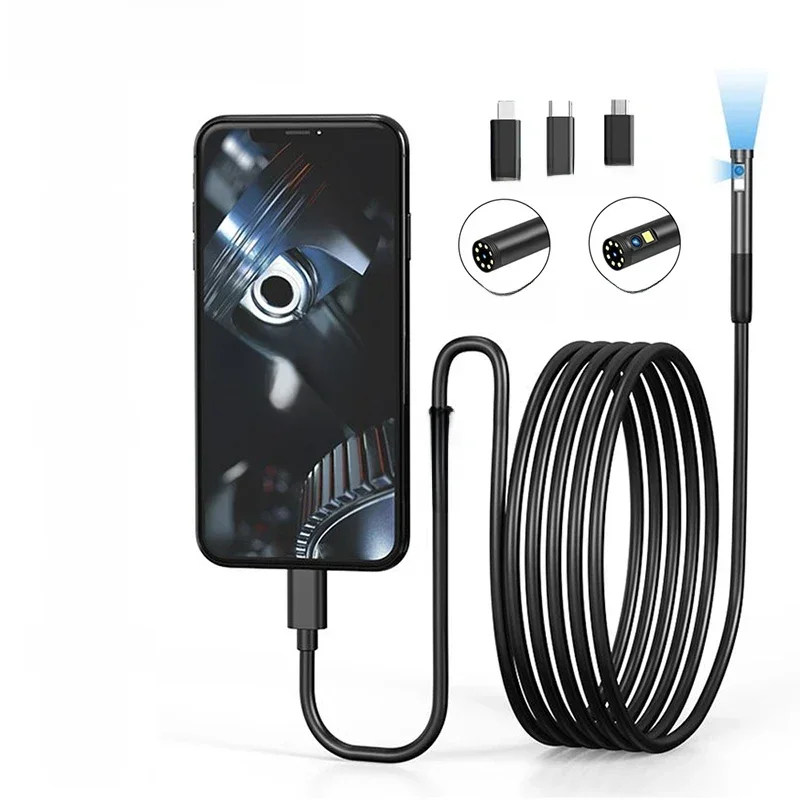 AliExpress - INSKAM Endoskop-Inspektionskamera, 3-in-1, Micro-USB/Typ-C, Mini-Inspektionskamera für iOS, iPhone, wasserdichtes Pipeline-Endoskop
