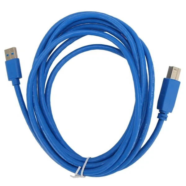 USB 3.0 Skriverkabel A Hann til B Hann 5 Gbps 3 Meter Lang PVC Kobber USB Skannerkabel for Eksterne Harddisker Hub