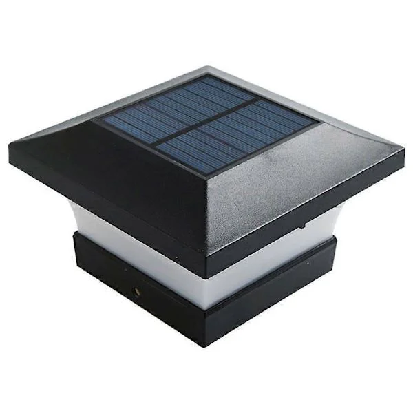 Solcellslampa för staketstolpar, Solarlampa Utomhus, Solcellslampa för staketstolpar, Solcellslampa för kolumn, Landskapslampa IP65 Vattentät för 