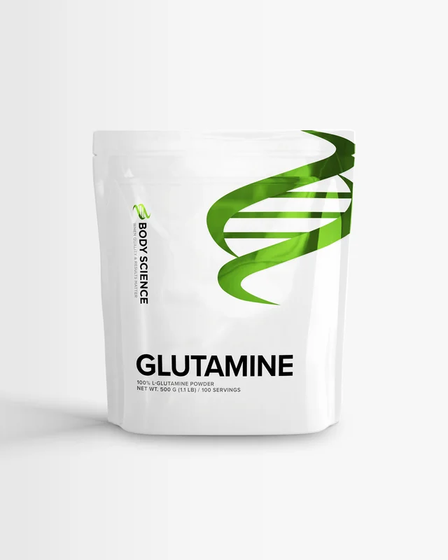 Glutamin – Body Science Glutamine, 500 gram – Aminosyre