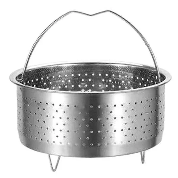 【YD】Steam Basket Rice Cooker Steamer Compatible with Instant Cooker with Handle