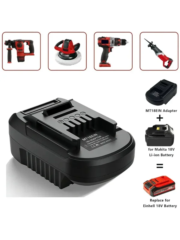AliExpress - MT18EIN Konverter für Makita zu Einhell Akku-Adapter für Makita 18V Li-Ionen-Akku zu Einhell 18V Werkzeug-Akkubohrer
