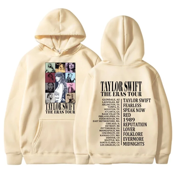 Taylor Swift Hoodie Genser Trykt Genser Pullover Genser Topper Voksenkolleksjon Gaver hoodie-wd