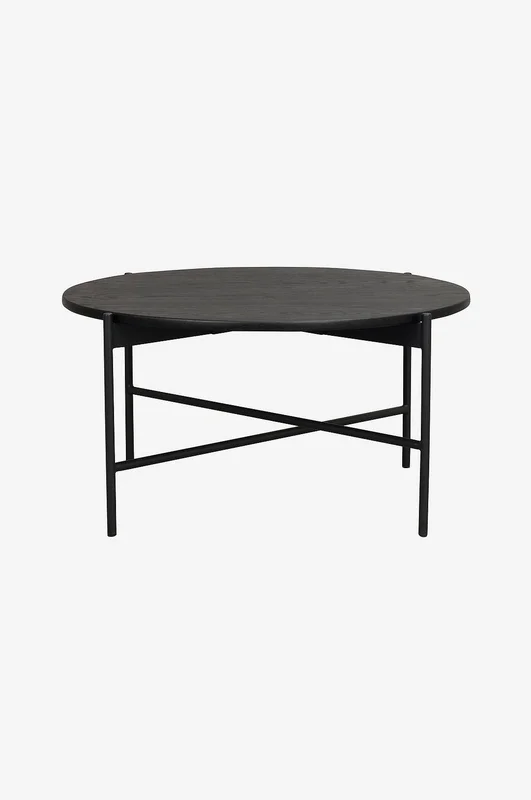 Rowico Home - Soffbord Skye runt, Ø 89 cm - Svart - Soffbord - Från Homeroom