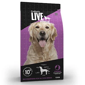 Probiotic LIVE Senior Dog - Kylling & Ris - Dyrenes Butik