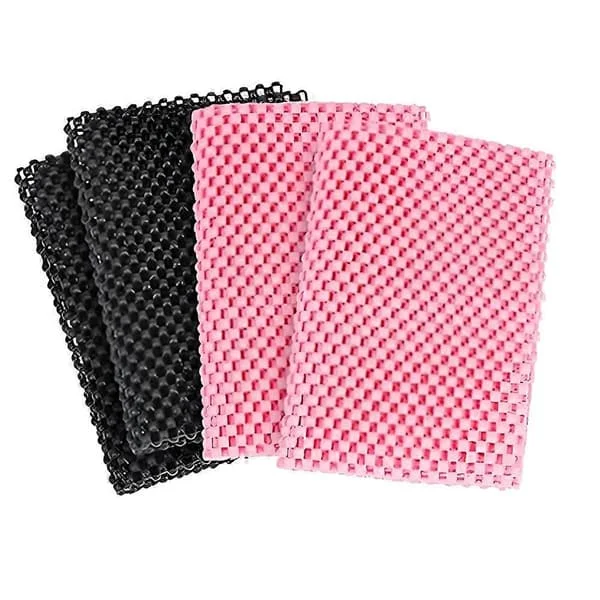 4-pack Pilates greppdyna, halkfri träningsmatta för reformer-säng, barre, chinsstång och gymutrustning