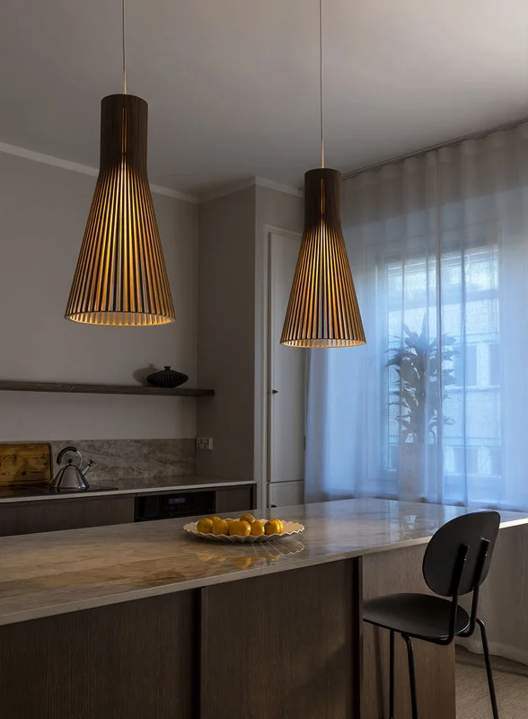 Secto Design Secto 4200 taklampe Ø30 - valnøtt