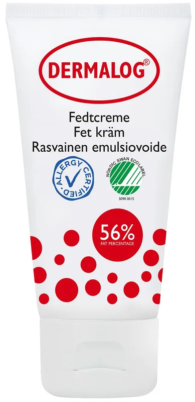 Dermalog Fedtcreme 56% uden parfume 50 ml, Medicin & Pleje, Medicin & Pleje, Eksem & Tør Hud