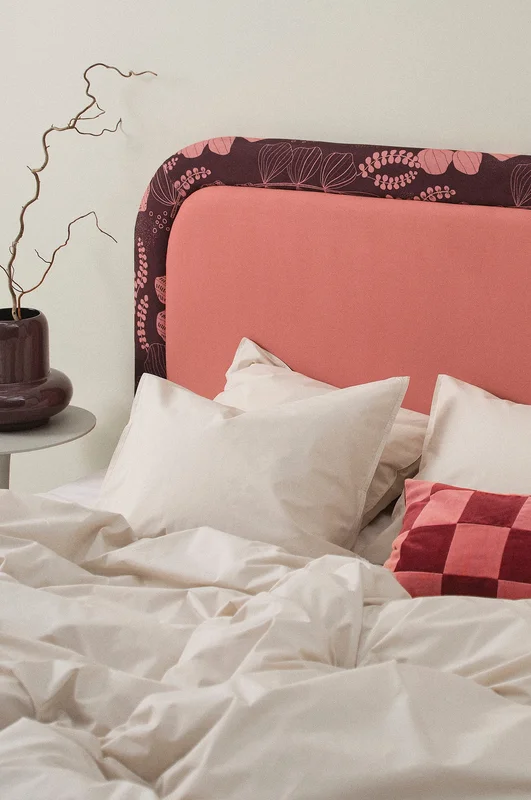 Jotex - Sängynpääty 160 Cm Roosa/kuviollinen Roosa/kuviollinen - VÅGHOLMEN - Osta Sängynpäädyt Jotex