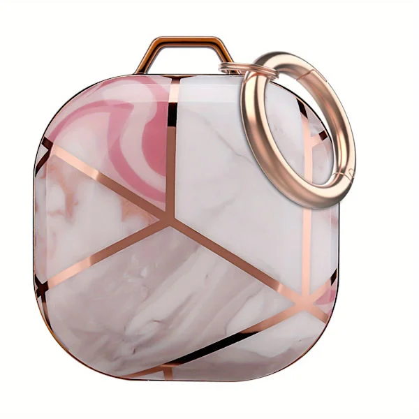 Compatible with Samsung Galaxy Buds Pro, Live, 2, 2 Pro and FE Earbuds - PC Protective Case pink