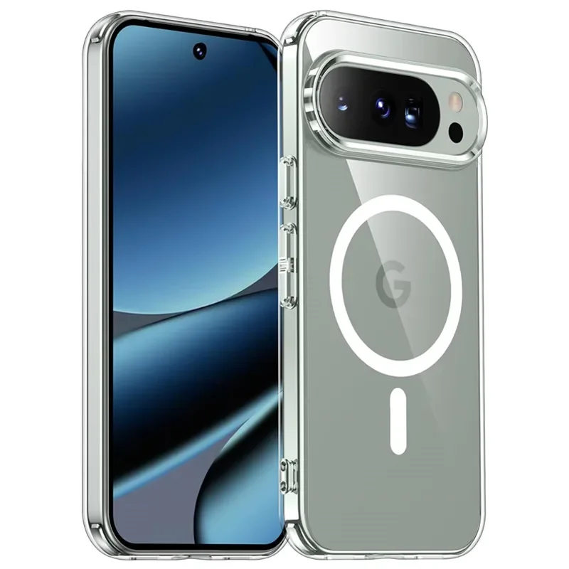 AliExpress - Transparante Slanke Magnetische Kristal TPU Soft Case voor Google Pixel 8 9 10 Pro XL 10Pro 9Pro 8Pro 9A 8A Magsafe Clear Telefoon Cover