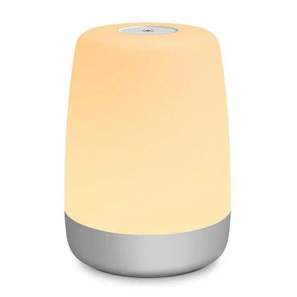 Nattlampe Baby Touch Lamper Sengelampe Dimbar Nattlampe, LED Barn med Timer & RGB Endring & Minne, USB Oppladbar