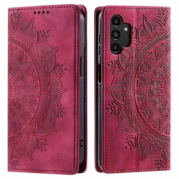 Kotelo yhteensopiva Samsung Galaxy A32 5G:n kanssa Nahkainen magneettinen folio TPU iskunkestävä kestävä suojakuori Samsung Galaxy A32 5G - 