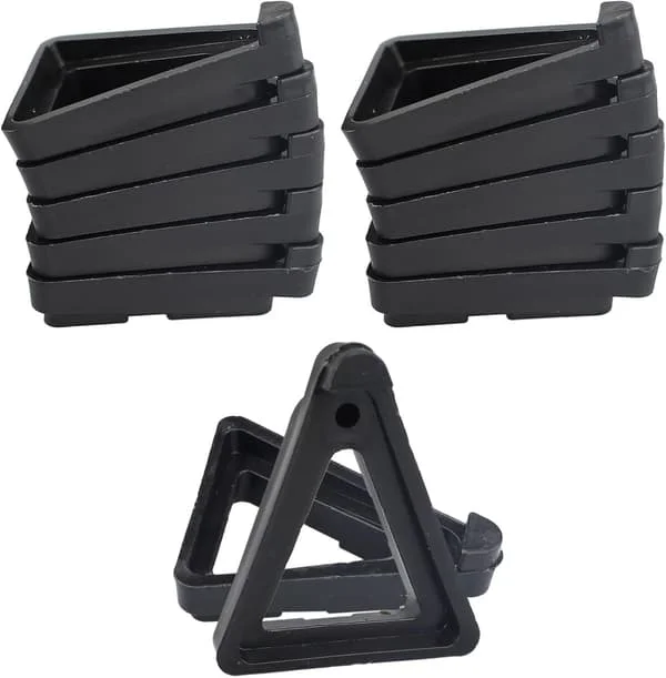 24 Pieces Pot Feet Invisible Flower Pot Risers Triangular Stand for Indoor and Outdoor Pots Lifters Supports Pots Terracotta Small Large Pots