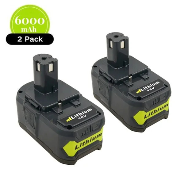 Batteri - P108 - 18V - 5Ah - Pack 2 stycken kompatibel med Ryobi ONE+