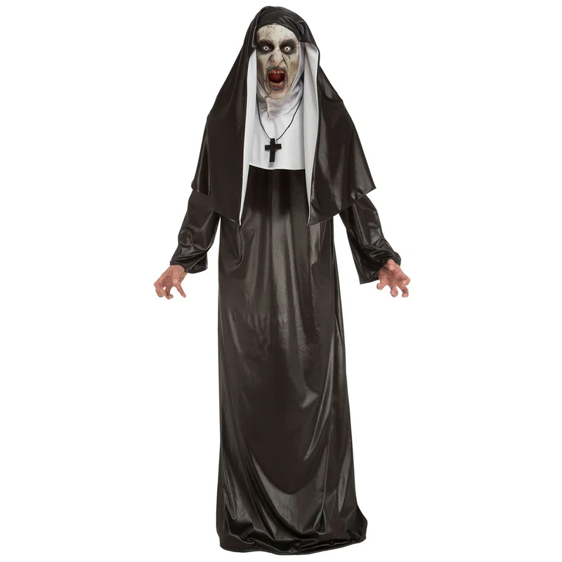 Skræmmende Nonne Kostume