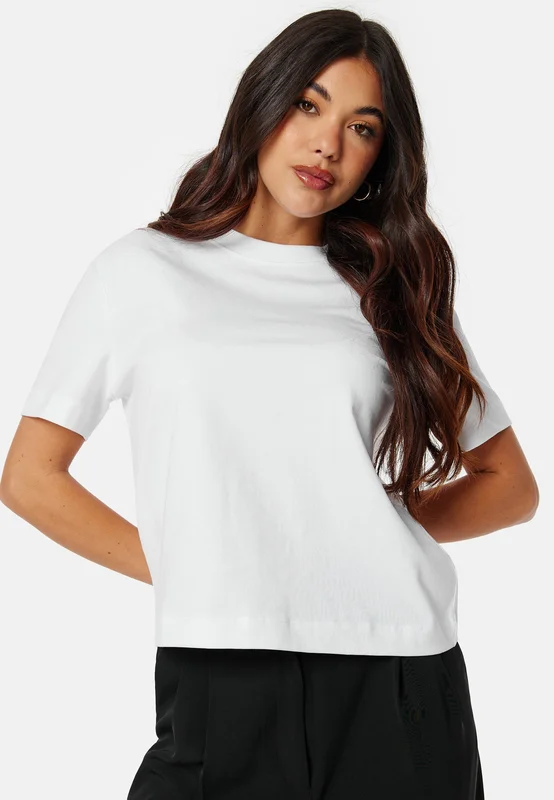 SELECTED - Slfessentail Boxy Tee - Bright White