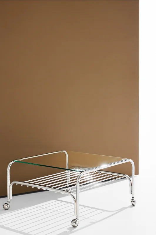 Jotex - Salontafel 65x65 Cm Transparant Glas/roestvrij Staal Transparant glas/roestvrij staal - Cleo - Koop Pastill - Meubels bij Jotex