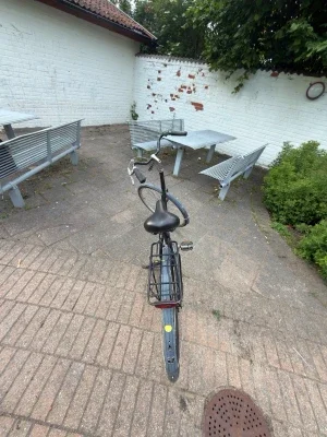 Svart klassisk damcykel