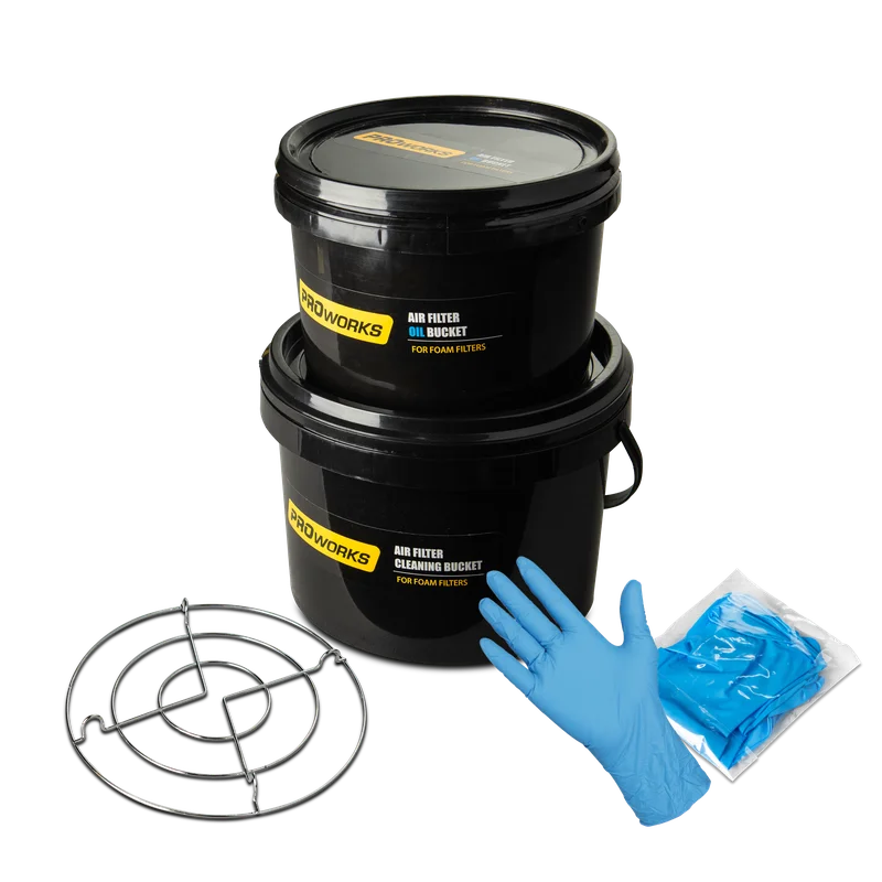 Set de Cubos Proworks para Limpieza de Filtro de Aire
