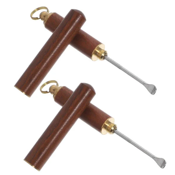 Öronvaxborttagare i Koppar för Effektiv Rengöring, Blandade Färger, Bärbar Lättviktsdesign, 2 st