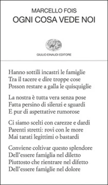Ogni cosa vede noi Marcello Fois
