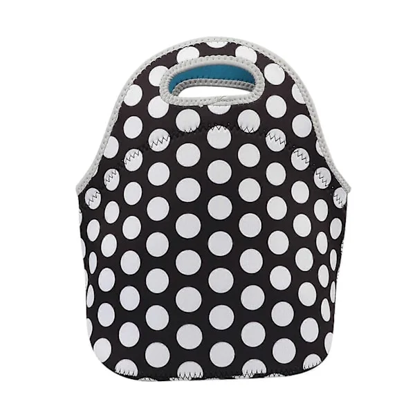Insulated Neoprene Lunch Bag Tote Handbag Lunch Box Food Container Tote Cooler Bag Warm Pouch For School Work Office A