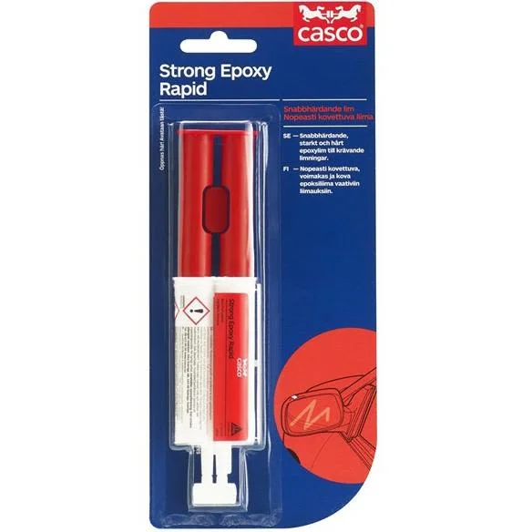 Casco Rapid Epoxylim 12 ml, 2-pak, Kemi