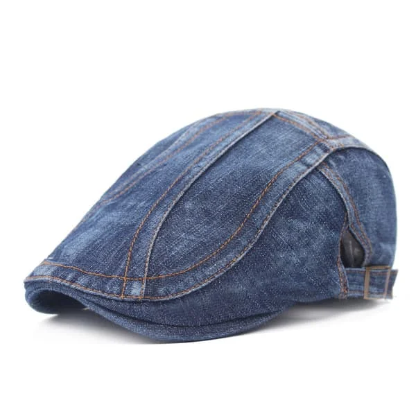 Perfekt sommar GATSBY-keps i jeanstyg. DHG.-XF4-