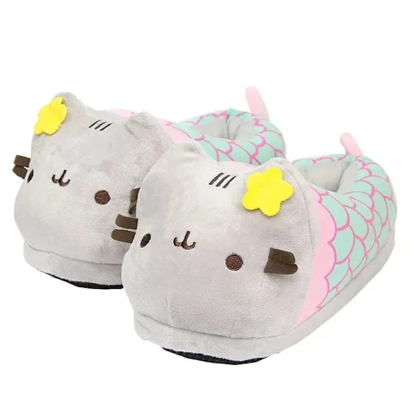Kawaii Pusheen bomuldstøfler vinter tegneserie animefigurer behagelige varme sko med bløde såler drenge piger fødselsdag julegave
