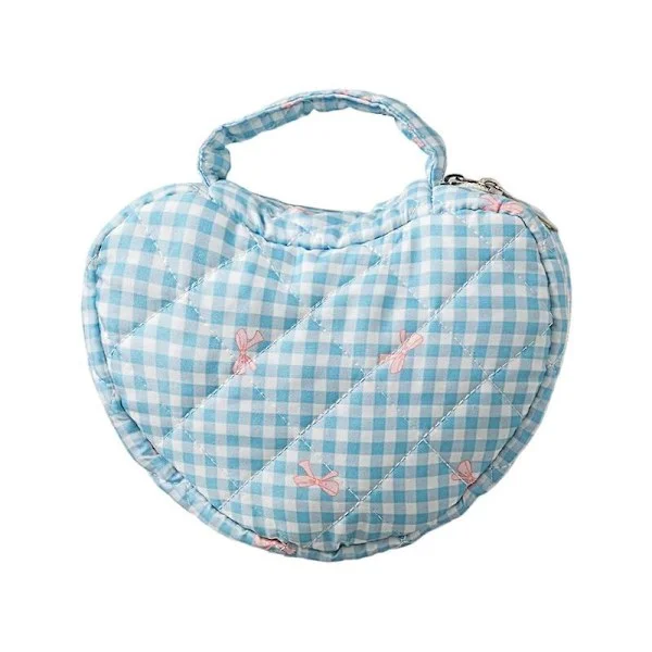 Elegant Quilted Floral Makeup Organizers Cosmetic Storage Bag for Women Travel Multicolored I