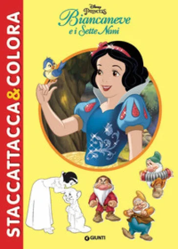 Biancaneve e i sette nani. Staccattacca&colora. Con adesivi. Ediz. illustrata