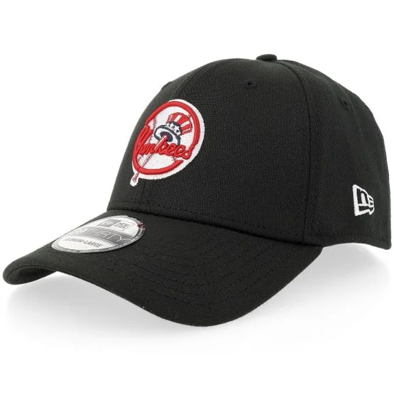 New Era - New York Yankees 39THIRTY Eg Tph Black Stretch Fit Adjustable Black Cap - MLB @ Hatstore