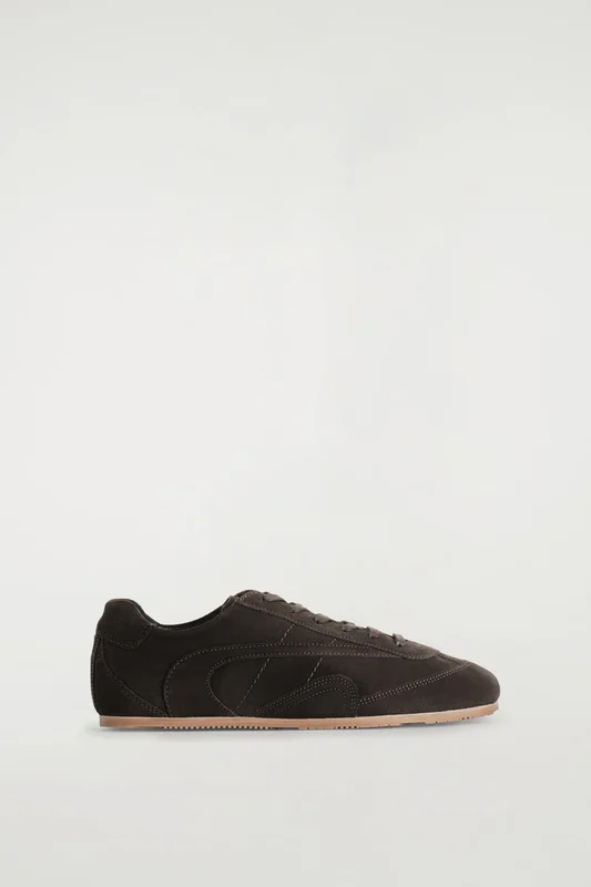 COS Minimal Pony-Hair Trainers in Brown - Women
