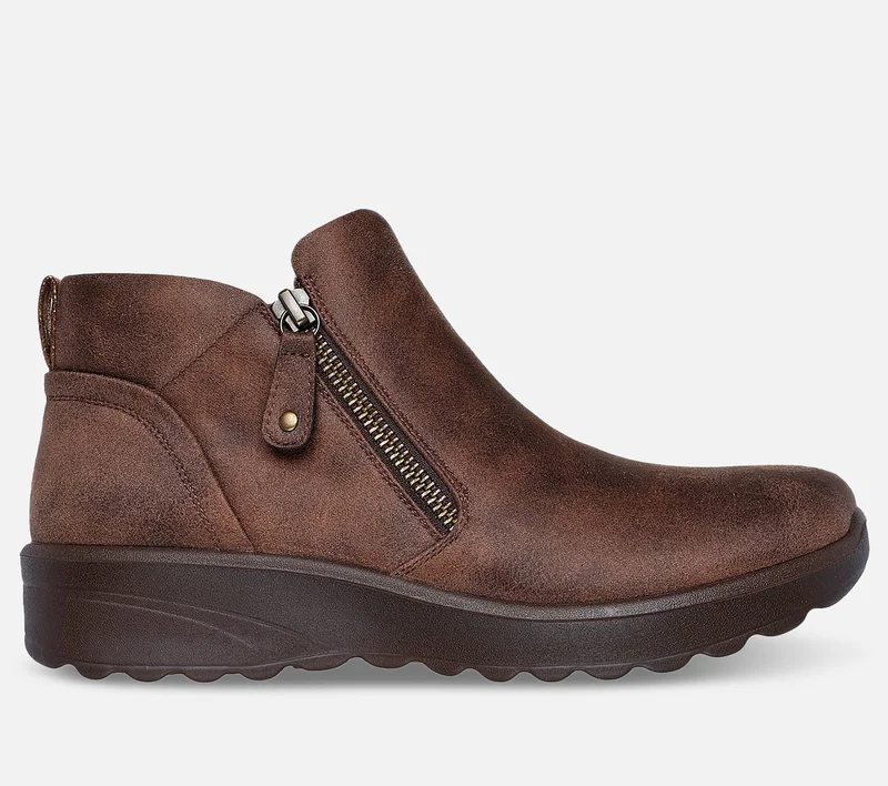 Skechers Støvler Dame - Lovely Vibe - Fall In Bloom - Brun - Str. 37 - Med Air-Cooled Memory Foam Indersål