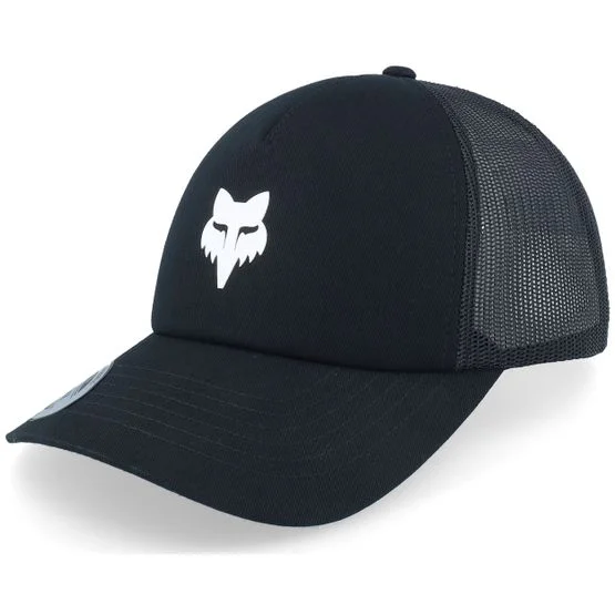 Fox - Schwarz trucker Cap - Fox Head Hat Black Trucker @ Hatstore