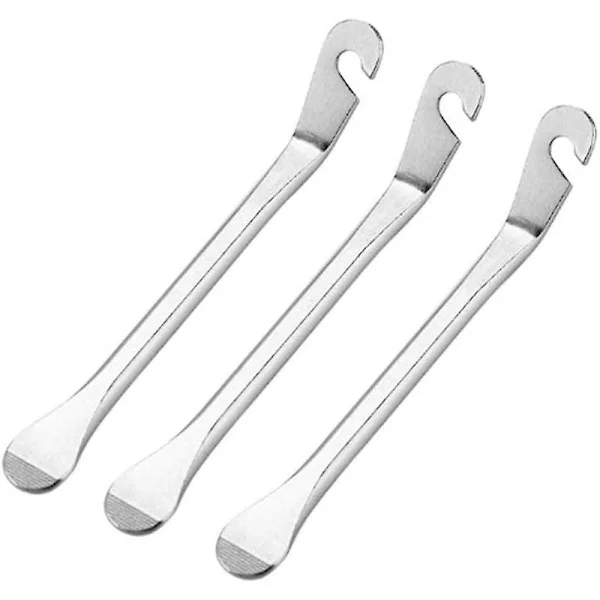 3 st Cykel Däck Spackel-Silver, Metall Däck Spackel Metall Bändverktyg