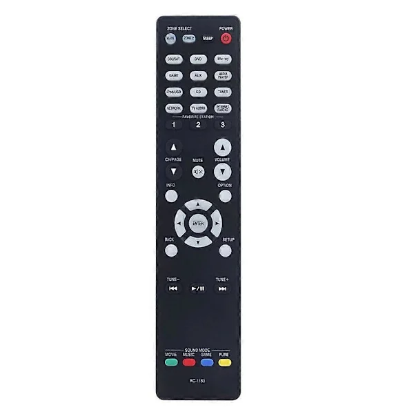 Fjärrkontroll RC-1183 Ersätter Kompatibel Denon AV Receiver AVR-X2000_Kvalitetsgåvor