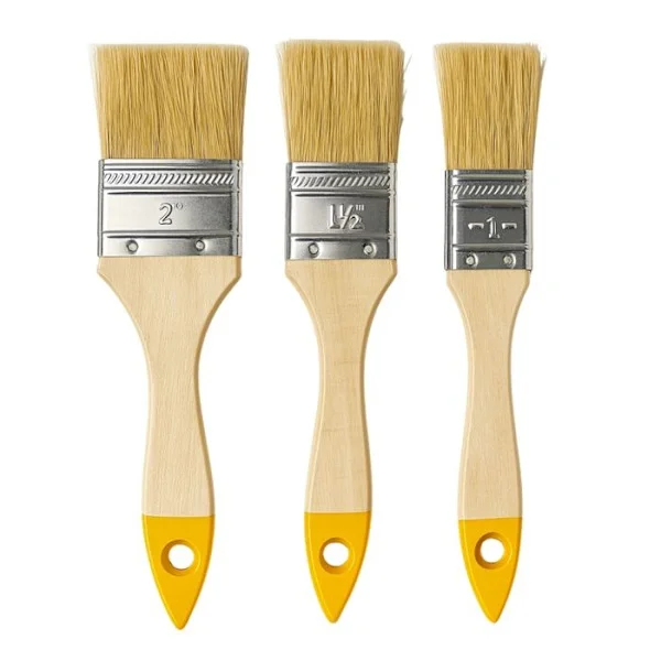 Flade Malerpensler - Renovering & Gør-det-selv - Sæt af 3 - 25-38-50 mm - Syntetiske fibre - Ergonomiske