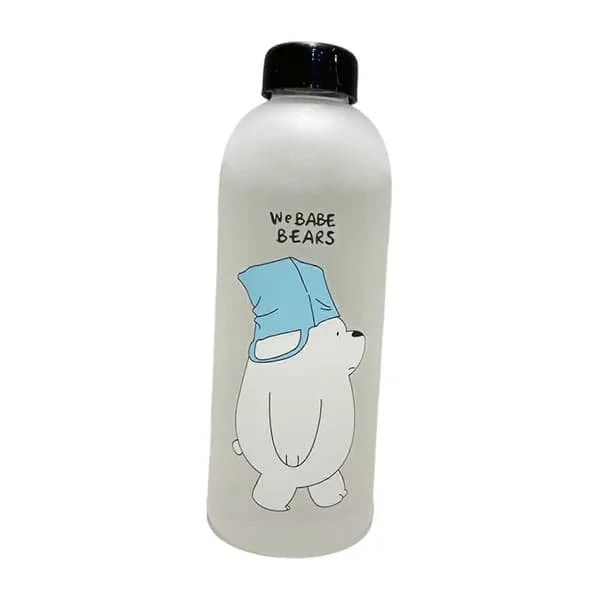 Gym Water Bottle 1000ml Reusable Clear Portable Leakproof for Gym Outdoor Home