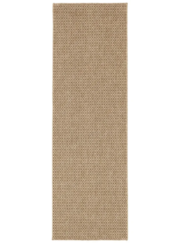 Tvättbar Inom- Och Utomhusmatta Jolin Beige Gångmatta Liten Oeko-Tex