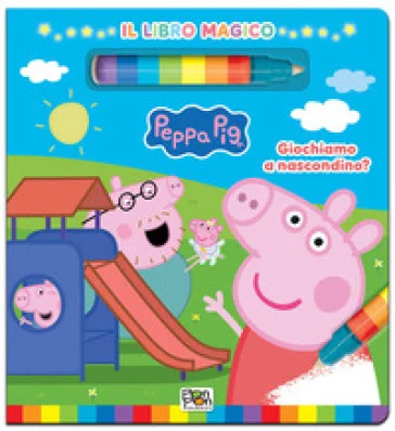 Giochiamo a nascondino? Peppa Pig. Il libro magico. Ediz. a colori. Con pennarello ad acqua Lisa Capiotto
