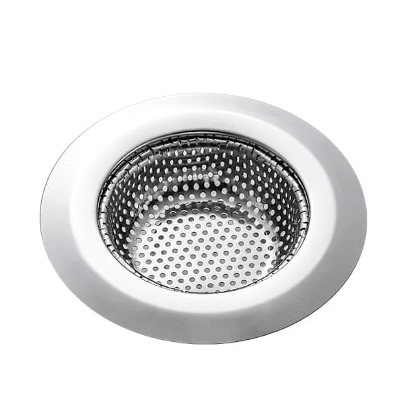 2-pack - Korg - Avloppssil för badrum, tvättstuga, husbil och diskho. Hårfångare i rostfritt stål